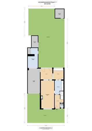 Floorplan - Krompbunderstraat 7, 6171 LK Stein
